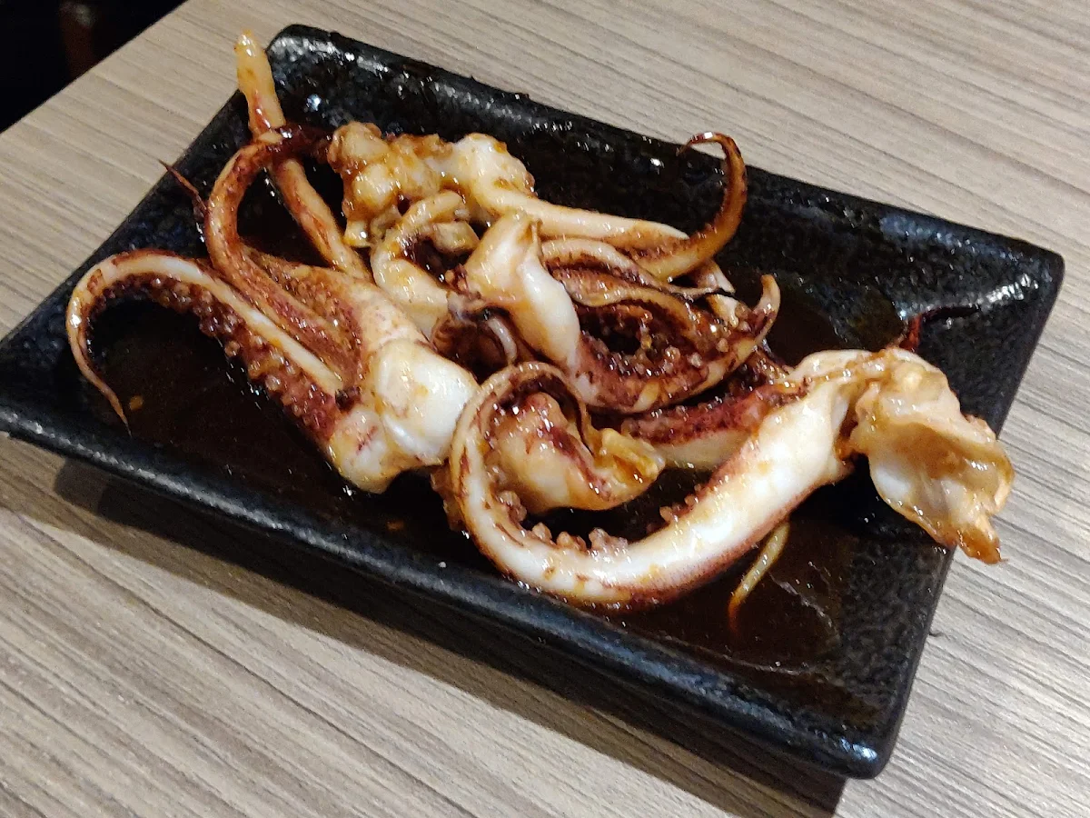 squid combo 燒汁魷魚鐵板, Bubble Waffle Cafe